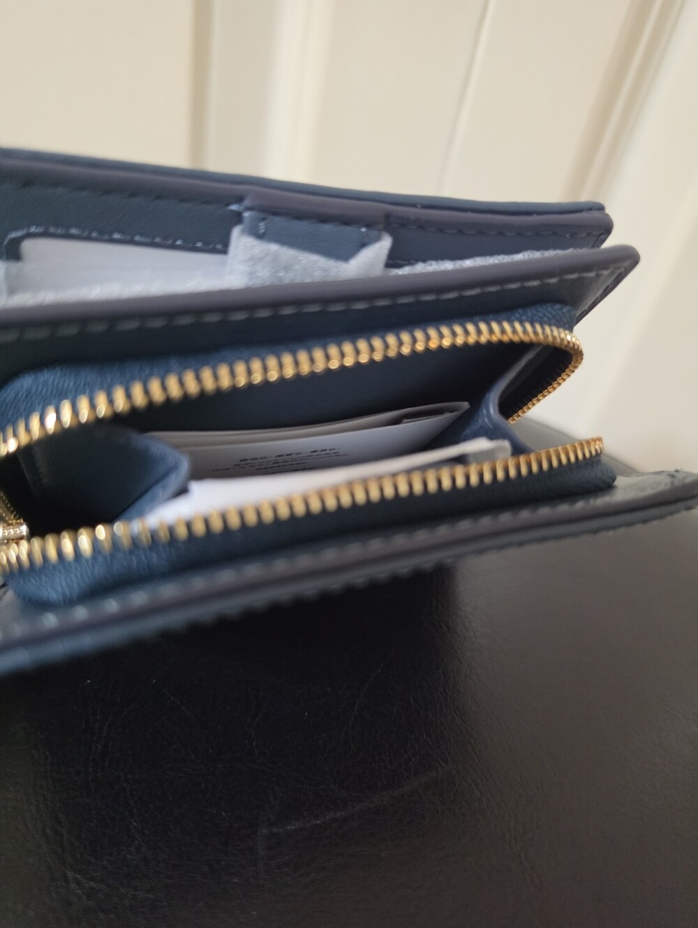 NEW Coach Snap Wallet In Signature Denim - Picture 5 of 6
